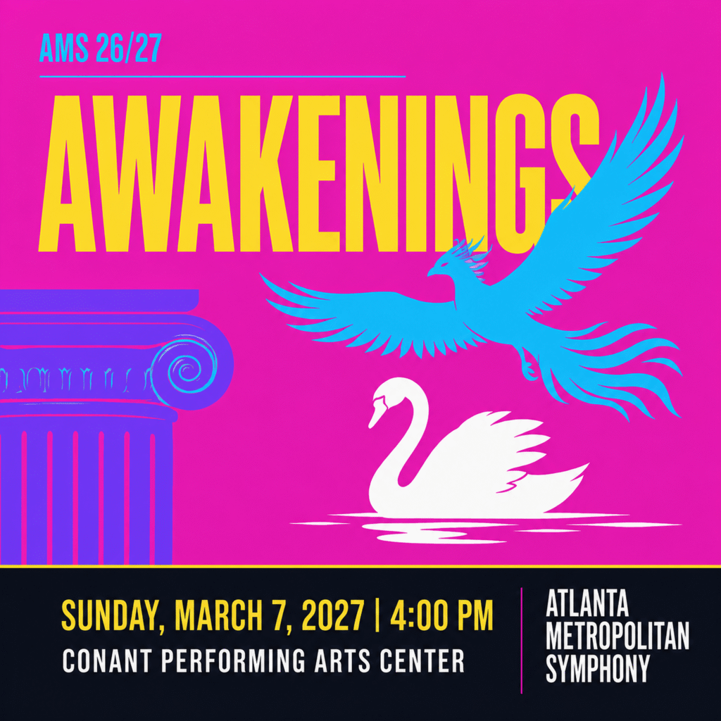 Awakenings March 7 4pm
Conant Performing Arts Center
Oglethorpe University, 4484 Peachtree Rd NE, Brookhaven, GA 30319